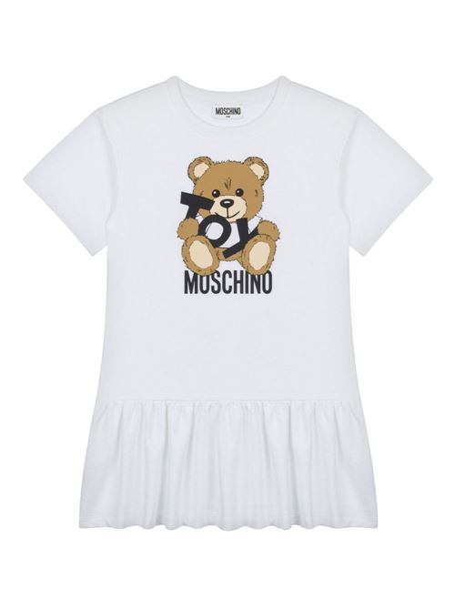 Abito bambina maniche corte MOSCHINO KID-TEEN | HDV0GBLCA1910101